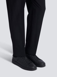 Baskets b-court en cuir de veau - Noir