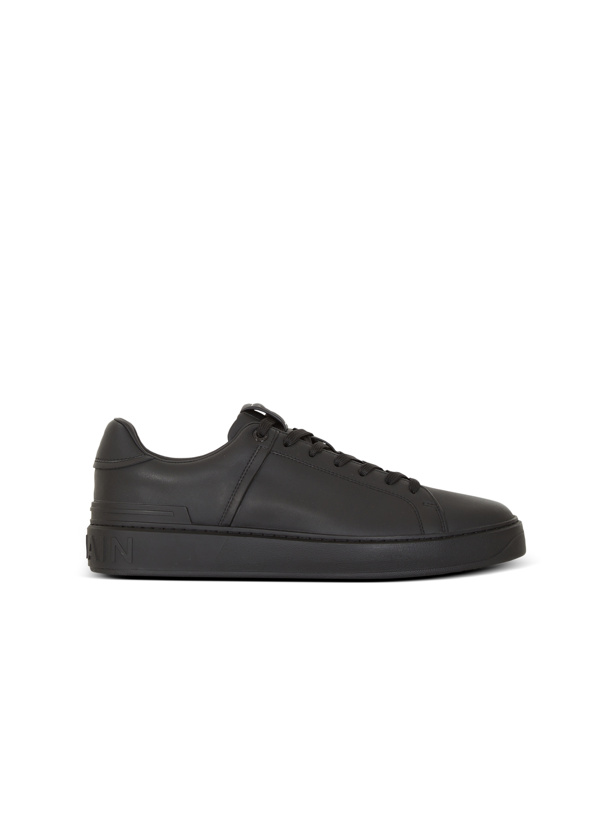 Baskets b-court en cuir de veau - Noir