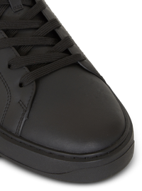 Baskets b-court en cuir de veau - Noir