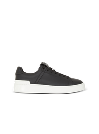 Baskets b-court en cuir de veau - Noir & Blanc