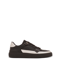 Baskets b-court flip en cuir - Noir & Argent