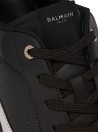 Baskets b-court flip en cuir - Noir & Argent