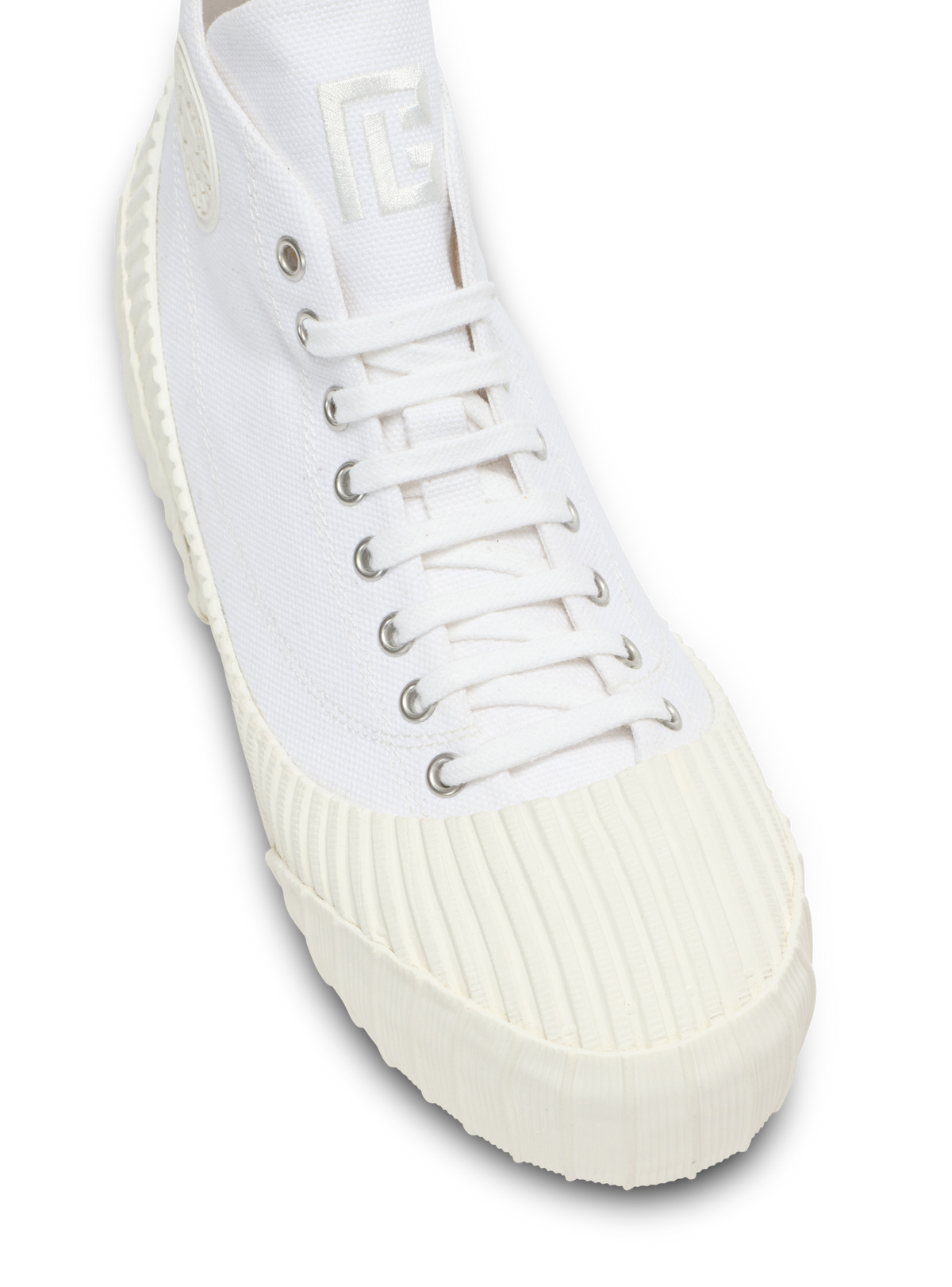 Sneakers riff low en toile - Blanc