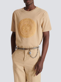 Ceinture fine Sync en cuir - Kaki