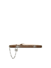 Ceinture sync fine en cuir  - Kaki