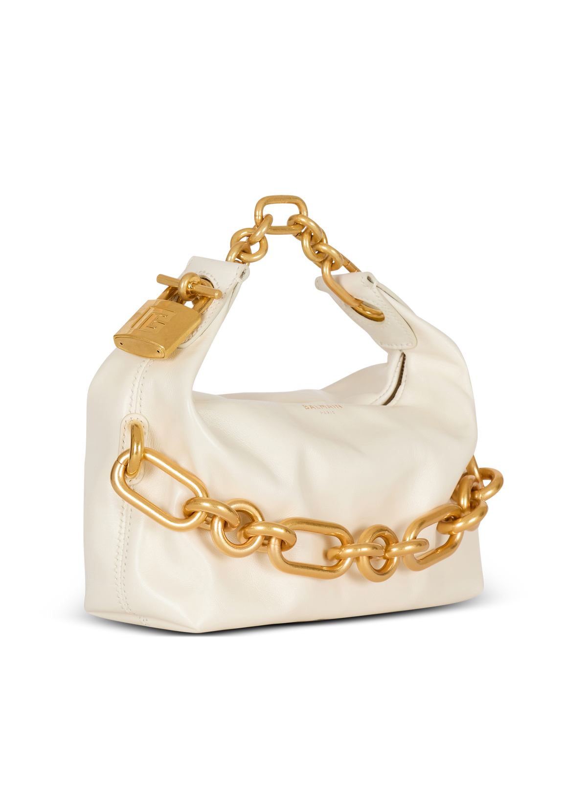 Sac sync mini en cuir de veau - Creme