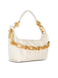 Sac sync medium en cuir de veau - Creme