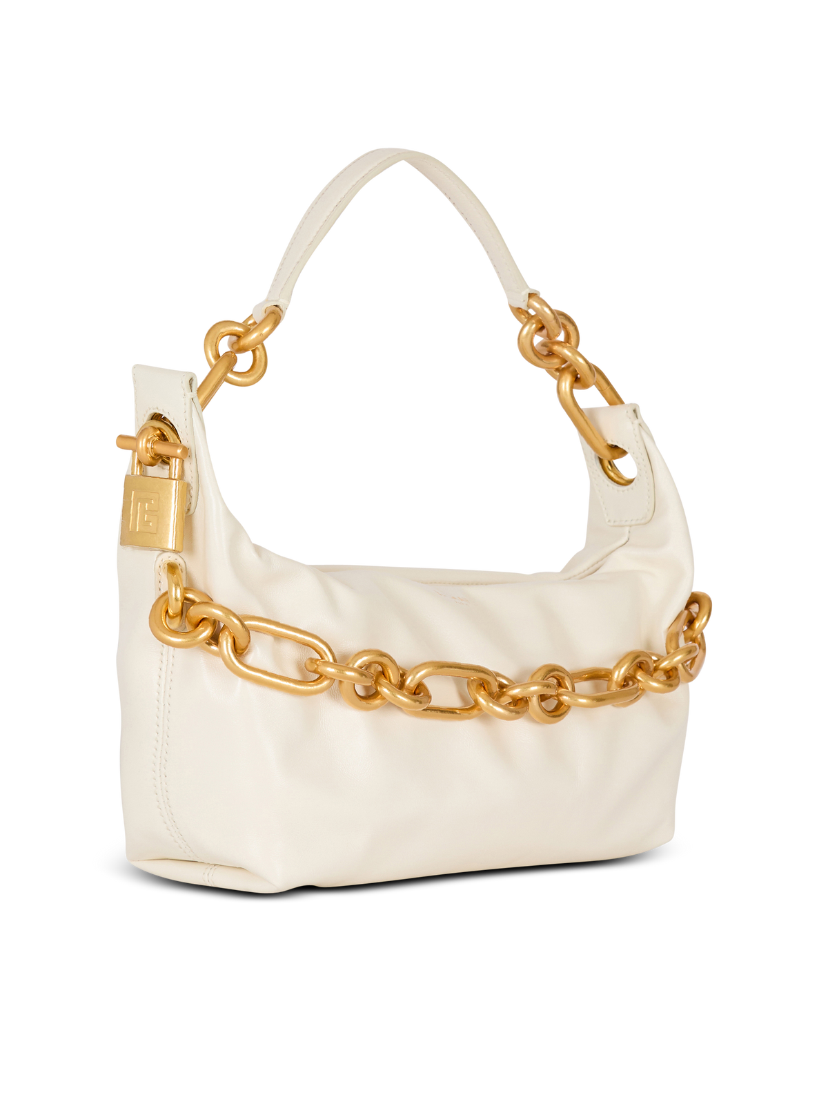 Sac sync medium en cuir de veau - Creme