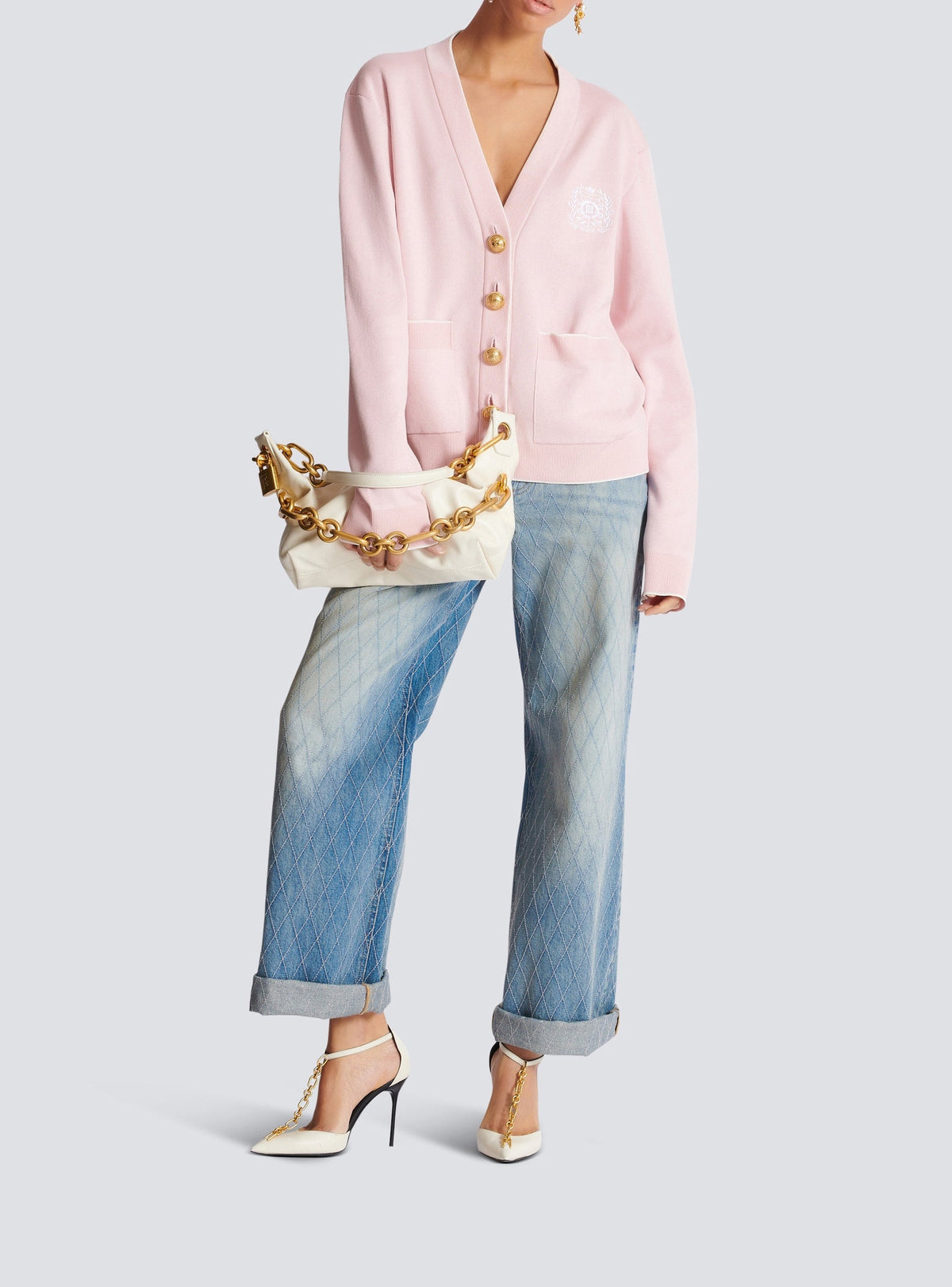 Sac Sync en cuir de veau - Creme