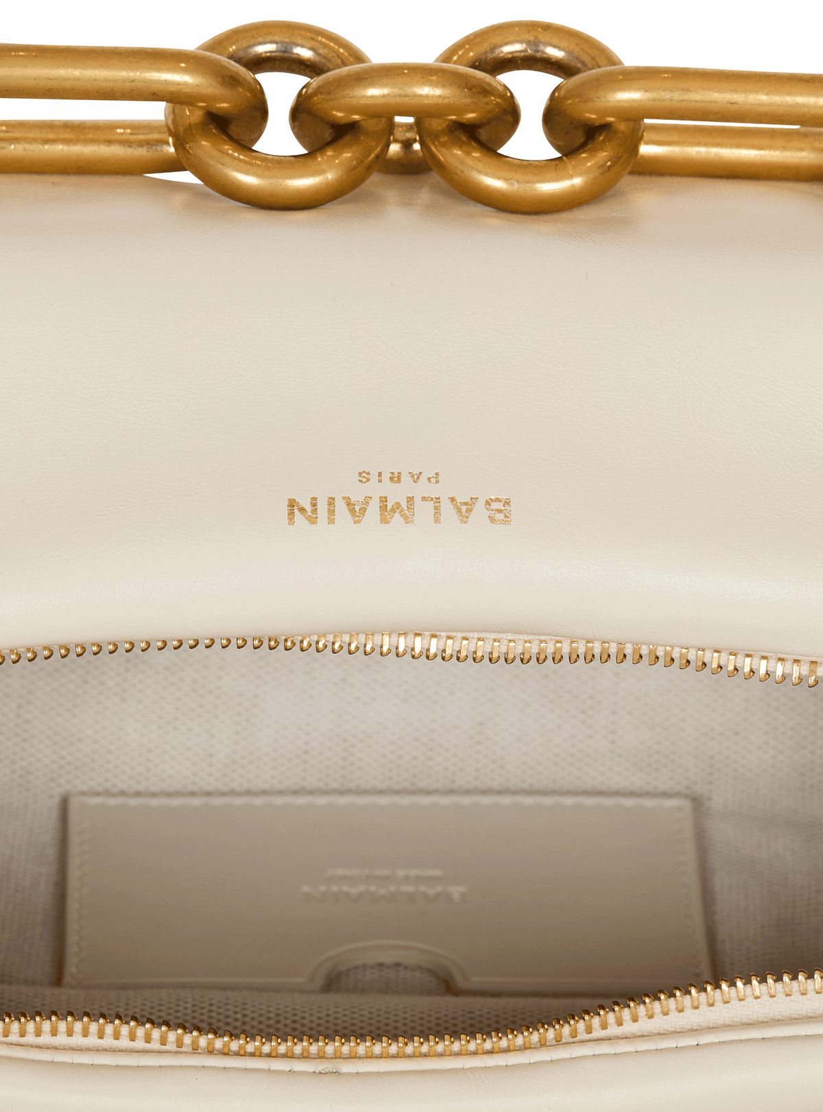 Sac sync medium en cuir de veau - Creme