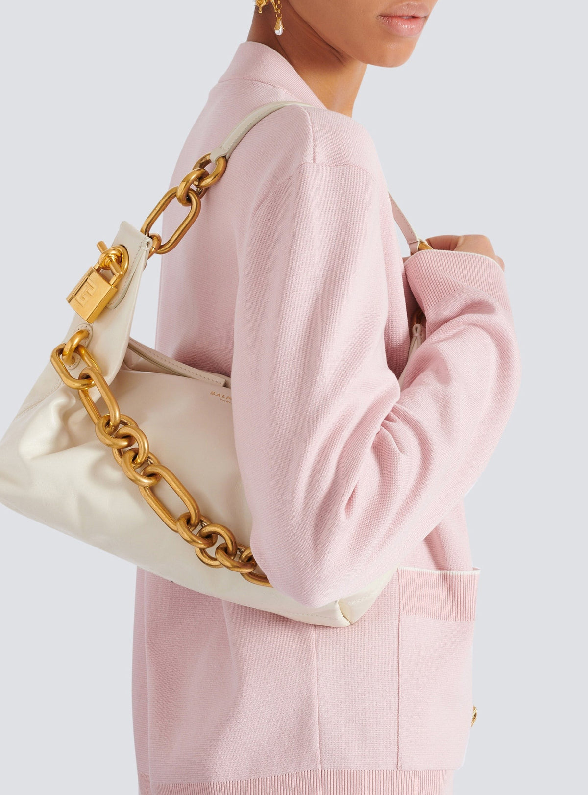 Sac Sync en cuir de veau - Creme