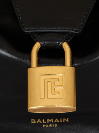 Sac sync hobo en cuir de veau - Noir