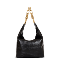 Sac sync hobo en cuir de veau - Noir