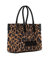 Sac cabas b-army 36 imprimé motif léopard - Multi-Marron  &  Noir