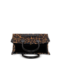 Sac cabas b-army 36 imprimé motif léopard - Multi-Marron  &  Noir