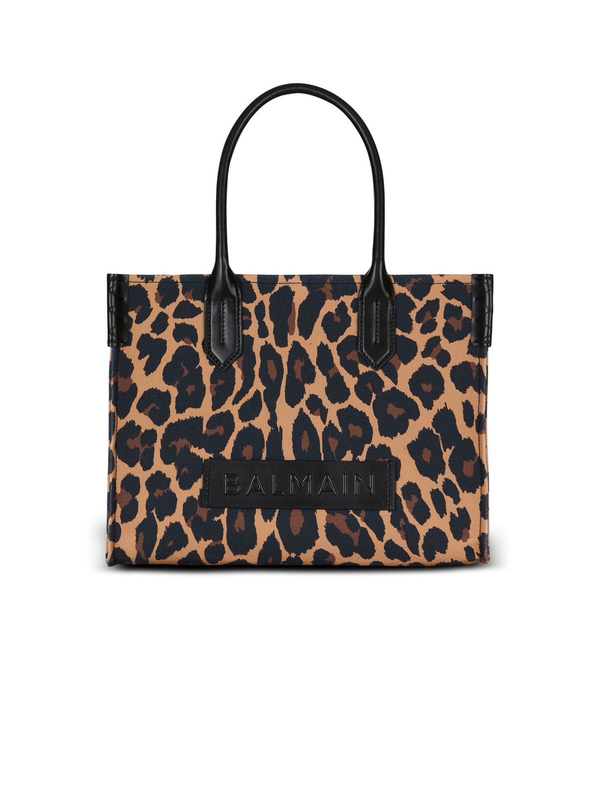 Sac cabas b-army 36 imprimé motif léopard - Multi-Marron  &  Noir