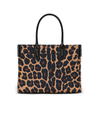 Sac cabas b-army 36 imprimé motif léopard - Multi-Marron  &  Noir