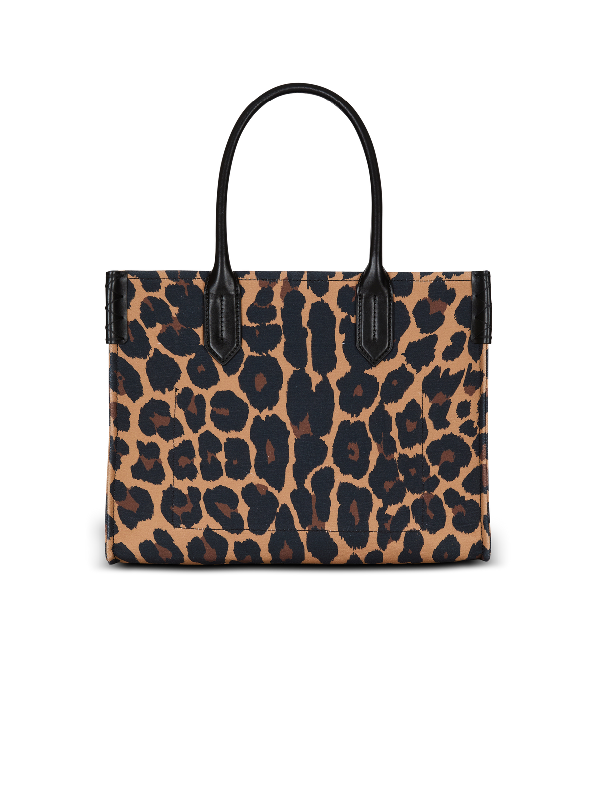 Sac cabas b-army 36 imprimé motif léopard - Multi-Marron  &  Noir