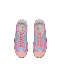 Baskets balmain swan en cuir suédé et nylon - Multicolore