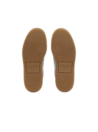 Baskets balmain swan en cuir suédé et nylon - Multicolore