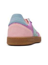 Baskets balmain swan en cuir suédé et nylon - Multicolore