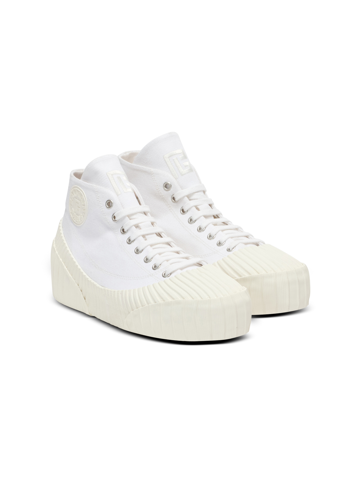 Sneakers riff low en toile - Blanc