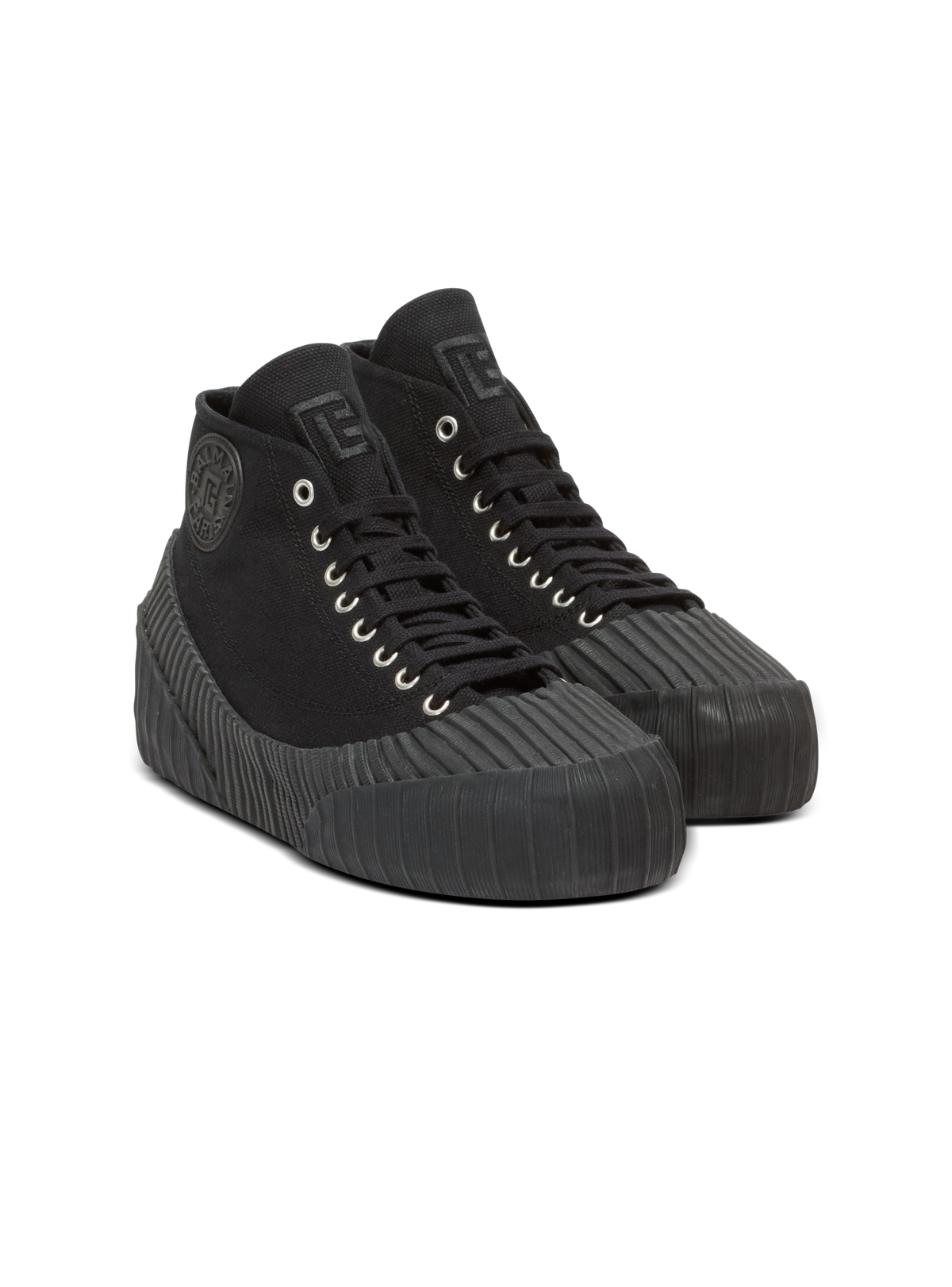 Sneakers riff low en toile - Noir