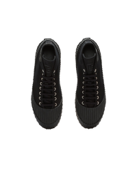 Sneakers riff low en toile - Noir