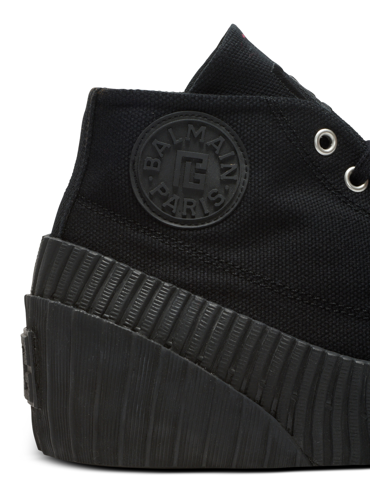 Sneakers riff low en toile - Noir