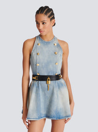 Ceinture sync en cuir - Noir