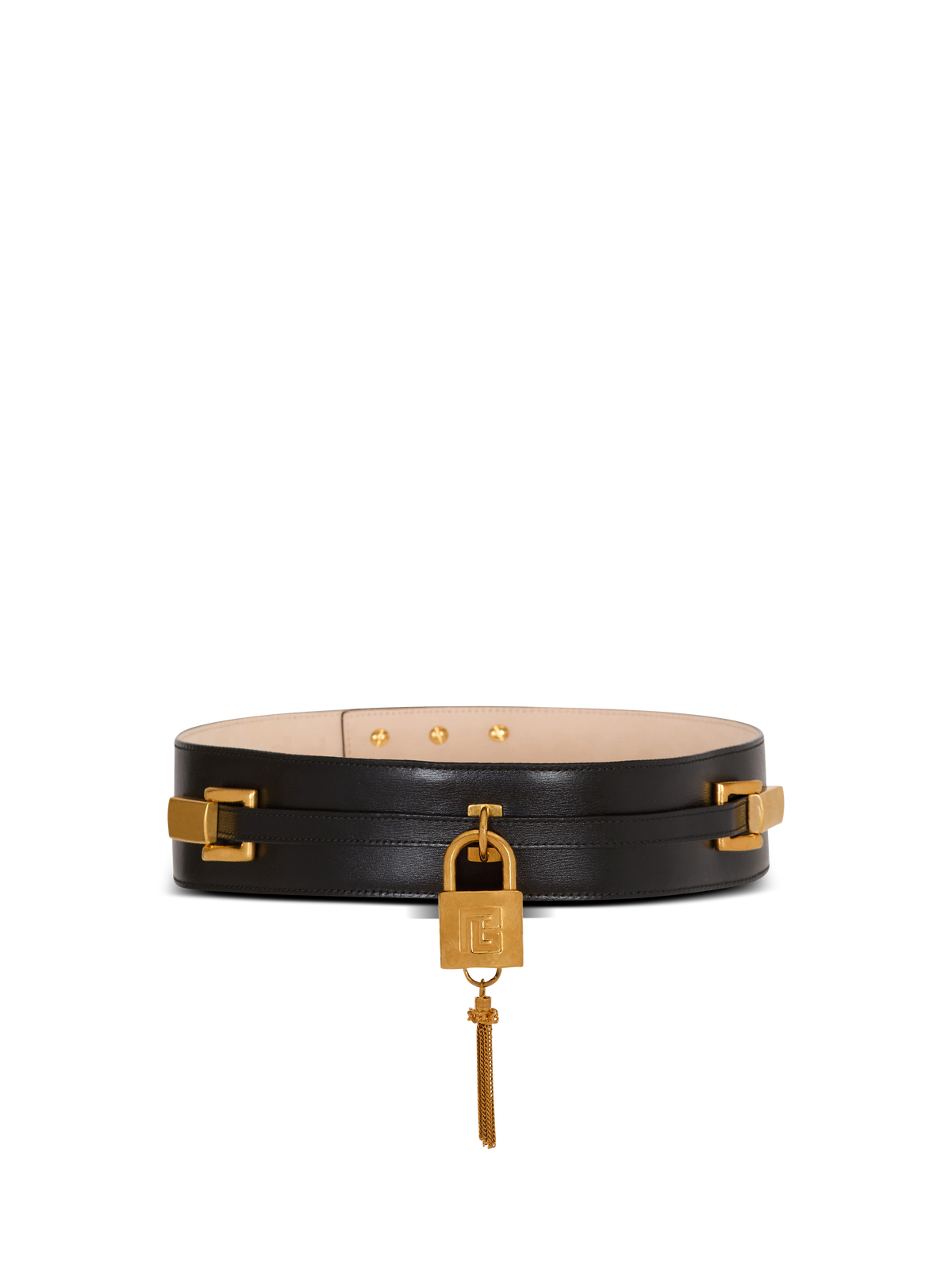 Ceinture sync en cuir - Noir