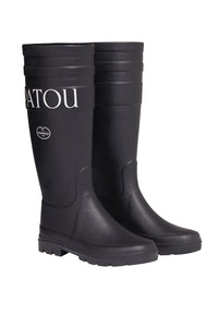 Bottes en caoutchouc Patou x Le Chameau - Noir