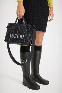 Bottes en caoutchouc Patou x Le Chameau - Noir