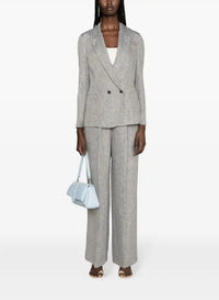 Veste boxy en lin - Sky Dust