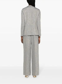 Veste boxy en lin - Sky Dust