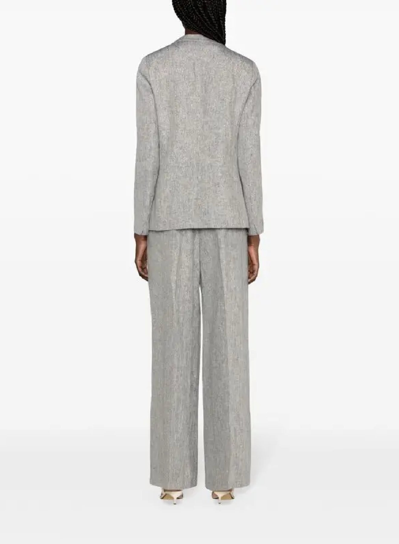 Veste boxy en lin - Sky Dust