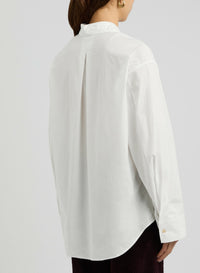 Chemise avec broderie - Oyster