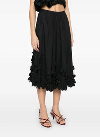 High-waisted skirt - Black