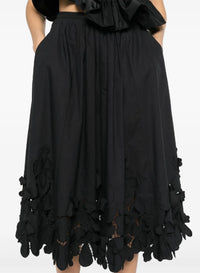 High-waisted skirt - Black