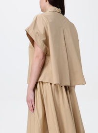 Chemise à coupe boxy - Dune