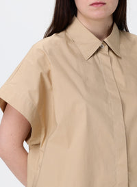 Chemise à coupe boxy - Dune