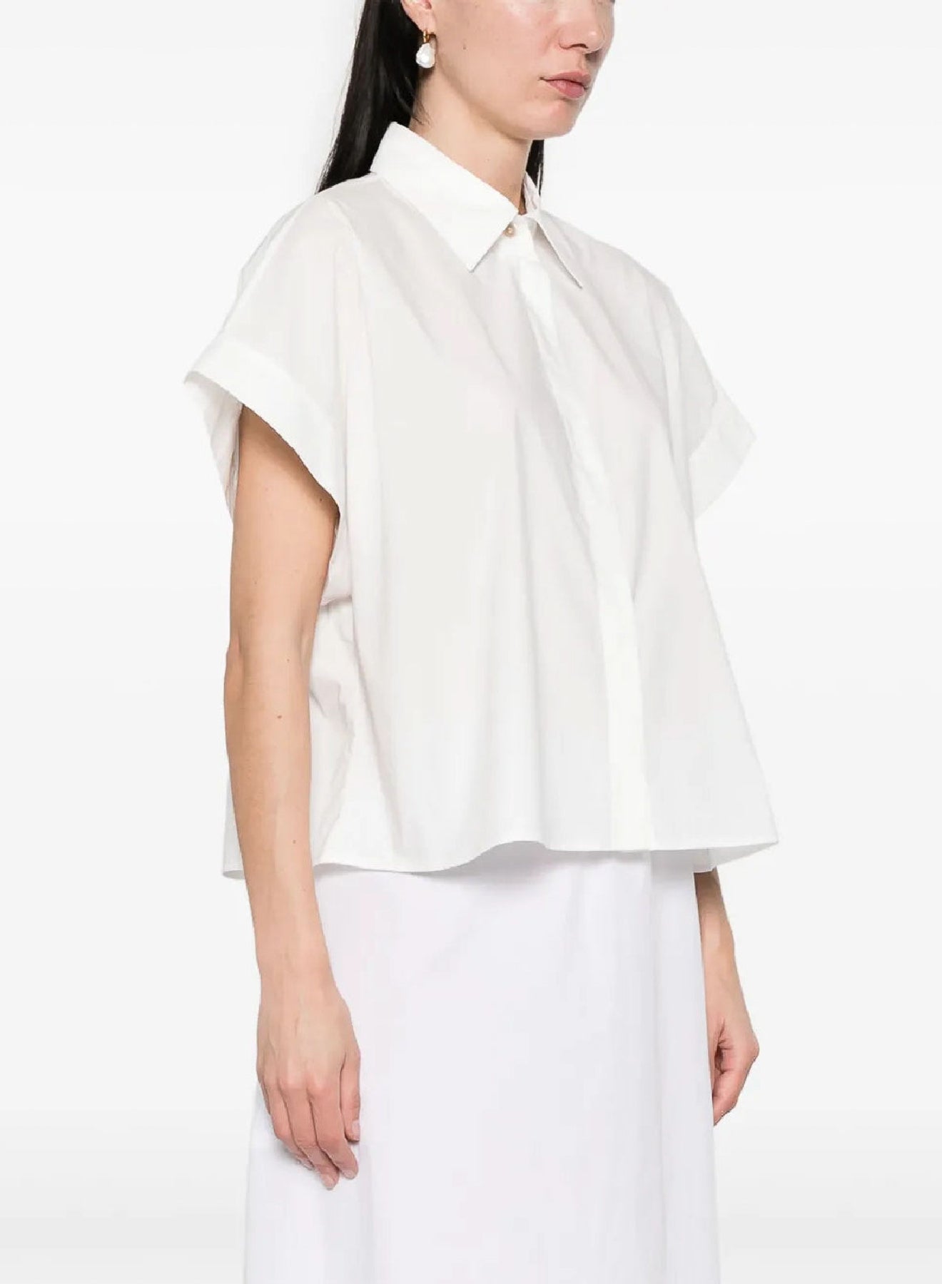 Boxy shirt - Bianco