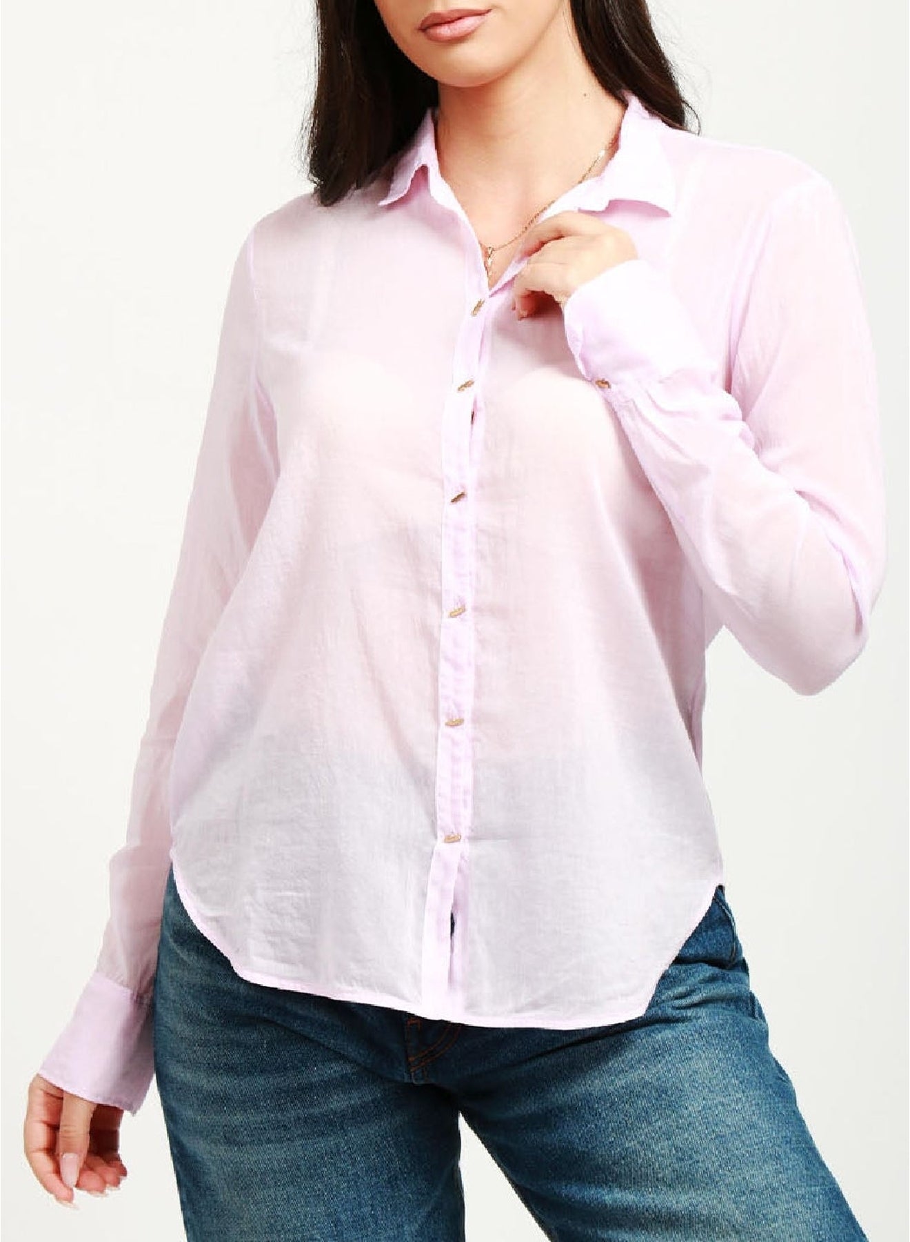 Classic collar shirt - Oyster