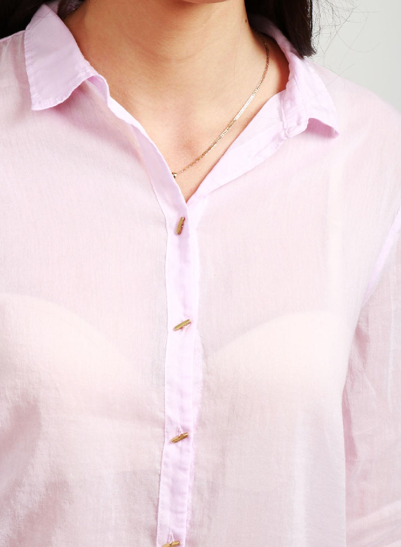 Classic collar shirt - Oyster