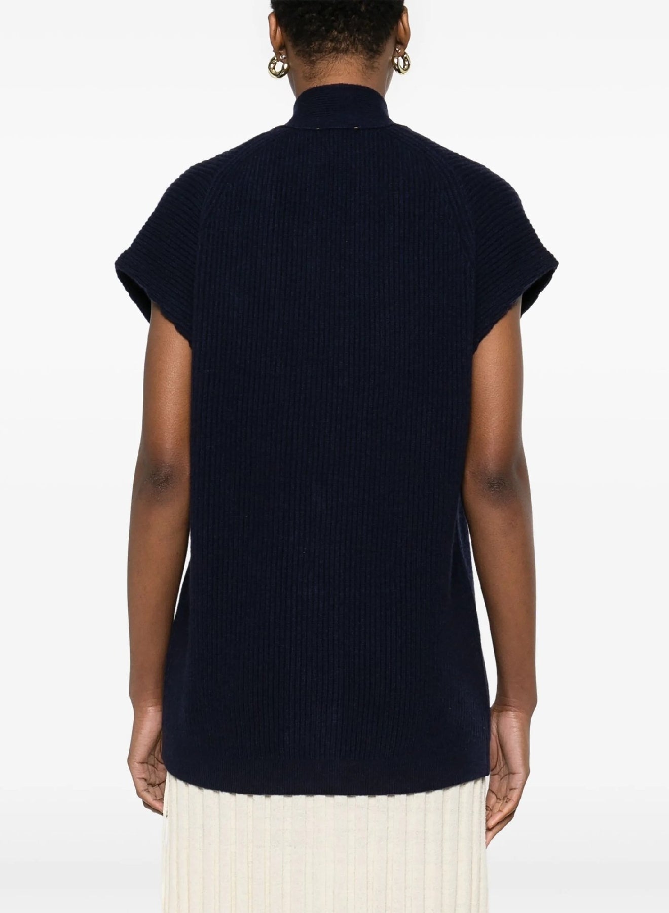 Gilet oversize en laine - Abisso