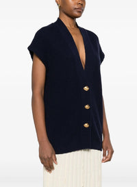 Gilet oversize en laine - Abisso