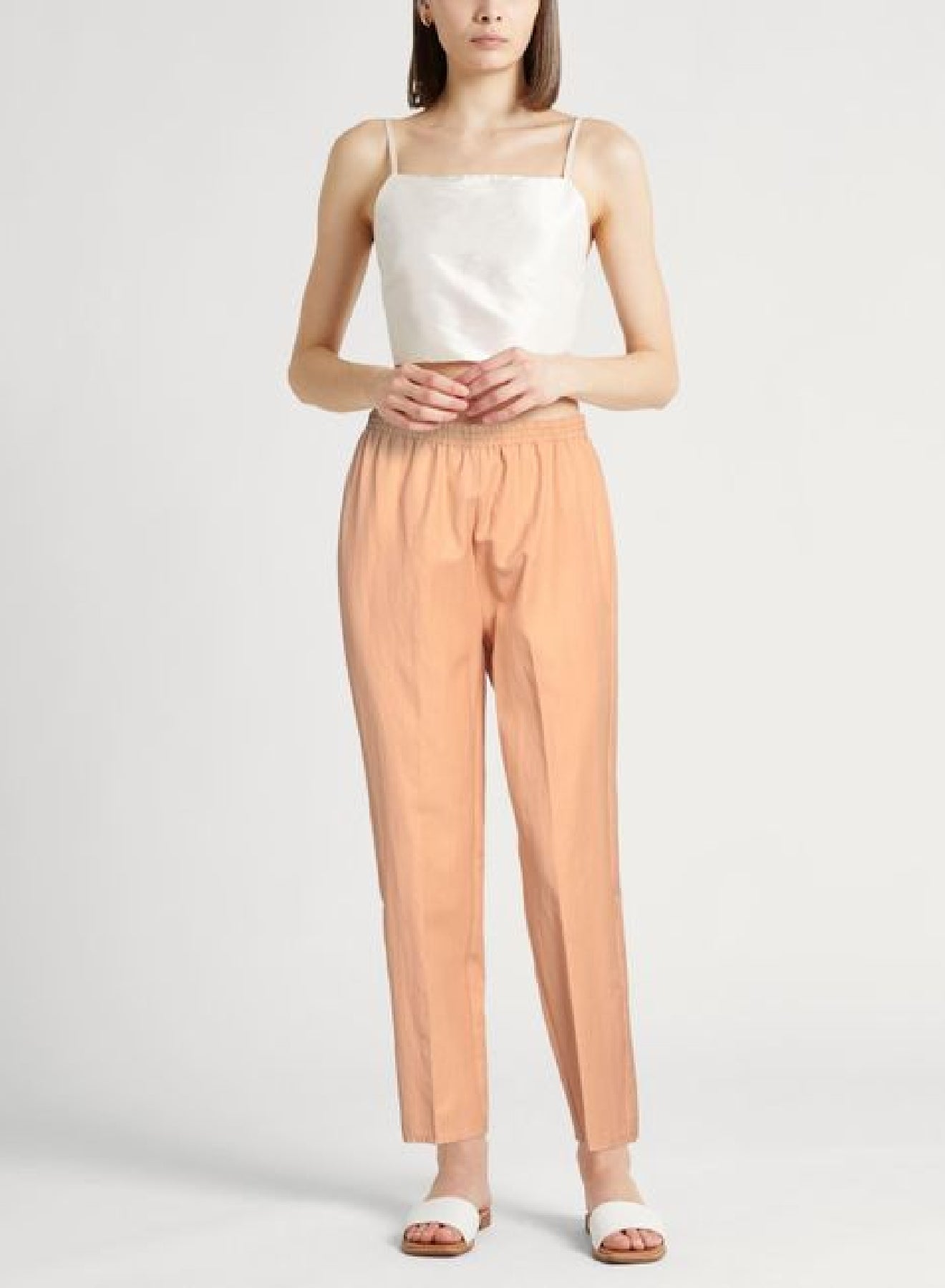High-waisted trousers - Pesco