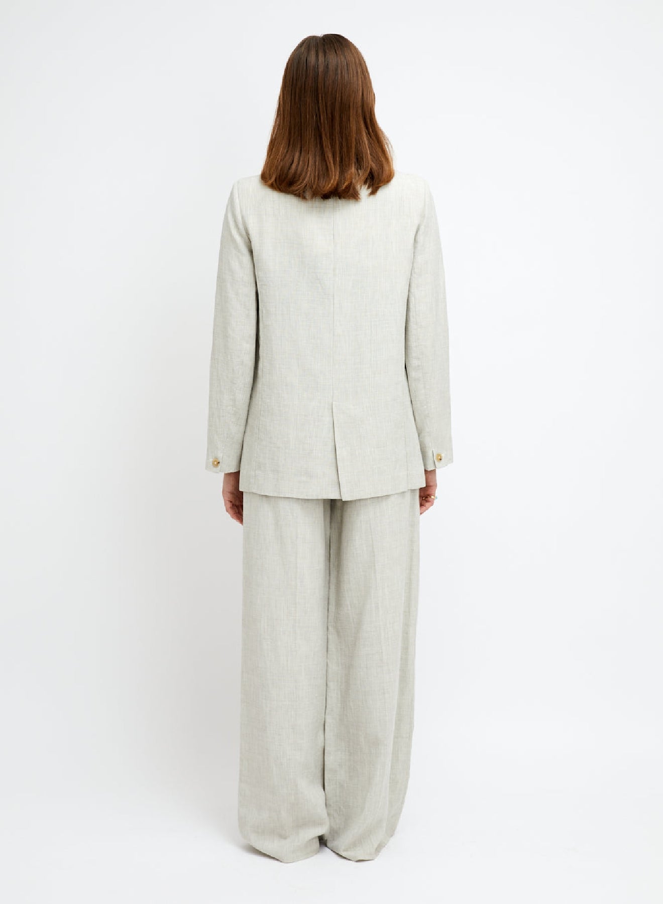 Veste oversize fil à fil en soie - Madreperla