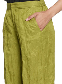 Flared trousers - Aloe