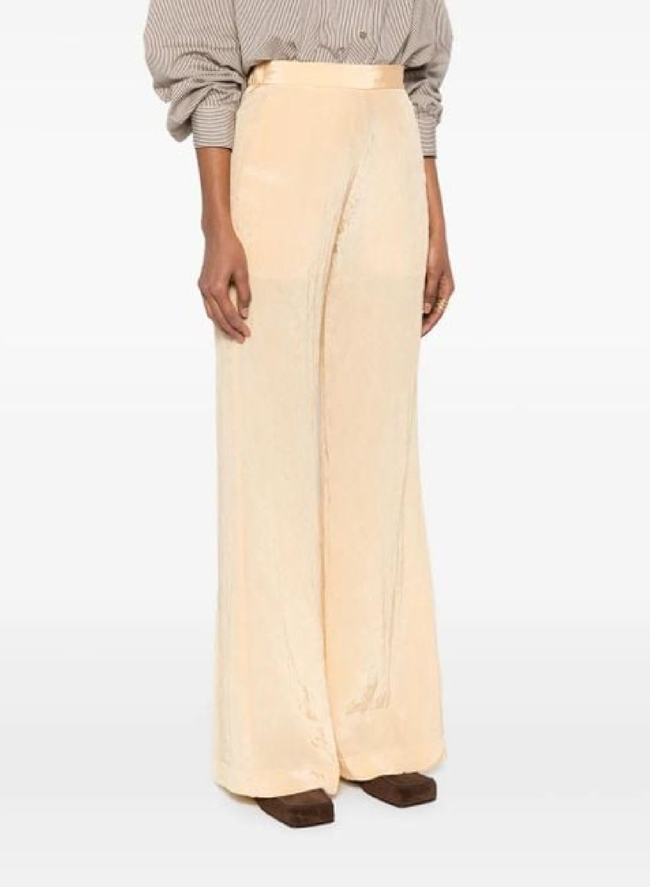 Pantalon évasé en satin - Sole